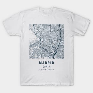 madrid simple map T-Shirt